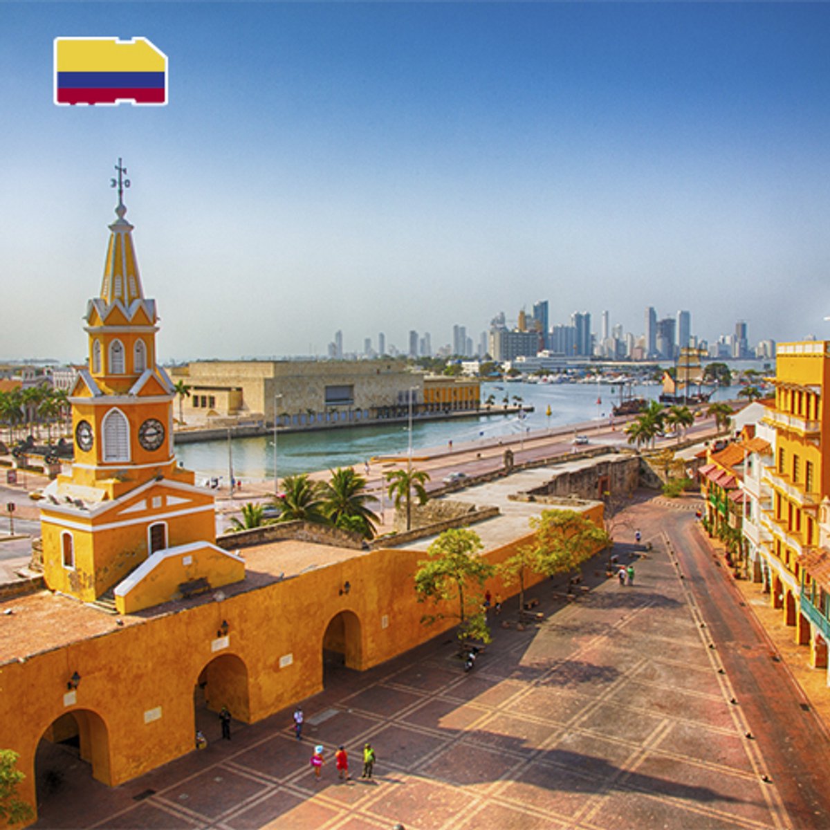 Data Simkaart Colombia - 1GB