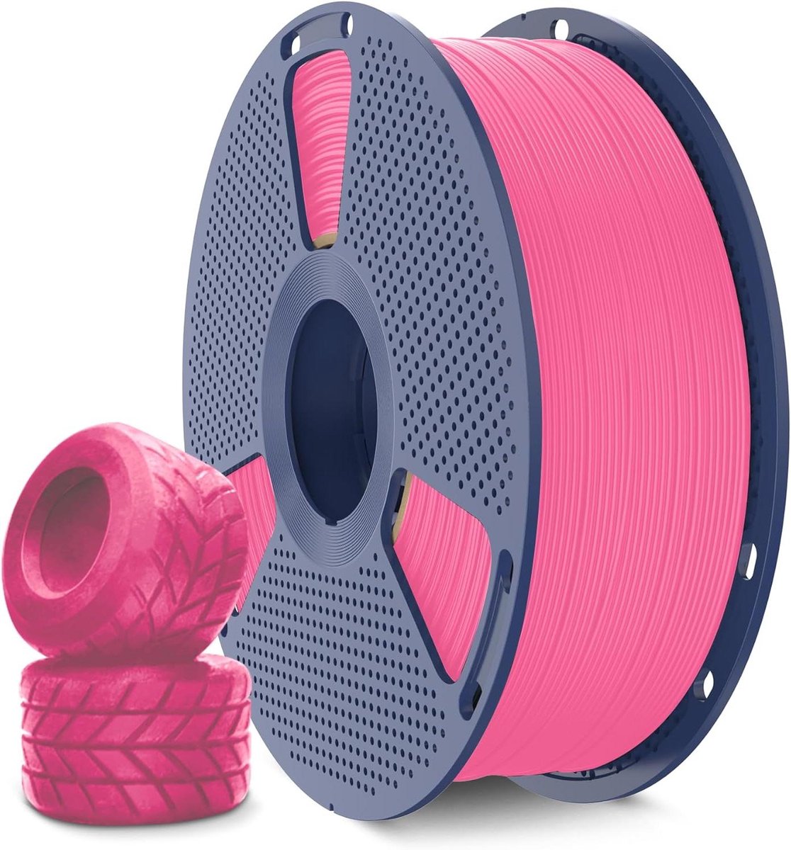 Flexibel Filament - 3D Print Materiaal - Snel Printen - Hoge Snelheid - 1.75mm 1KG - Roze