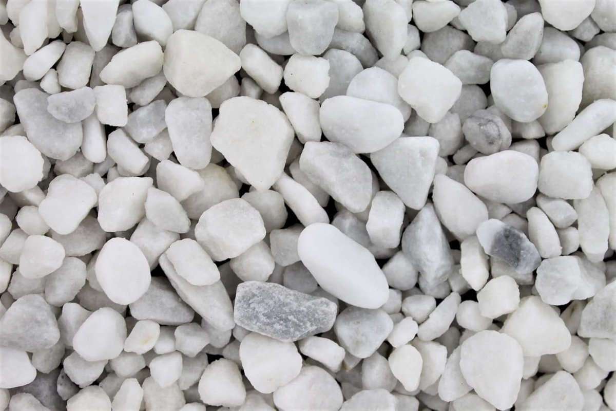 Gartenwelt Riegelsberger Grind 5 kg natuurgrind gewassen carrara korrel 7-15 mm tuingrind vijvergrind decoratiegrind deco wegstenen siergrind