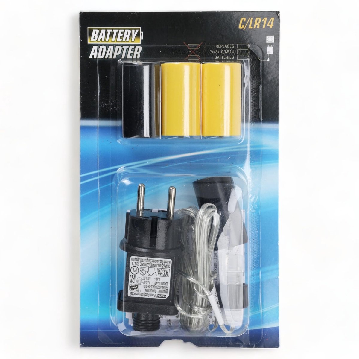 aladdien - Voedingsadapter - Batterij-eliminator - Geschikt voor decoratie - 4,5 V voedingskabel - Ideaal voor lichtsnoeren - 3 m kabel