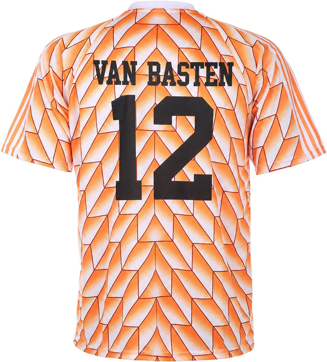 EK 88 Voetbalshirt van Basten 1988 - Oranje shirt - Nederlands Elftal Shirt - Voetbalshirts Kinderen - Jongens en Meisjes - Sportshirts - Volwassenen - Heren en Dames - Maat XL