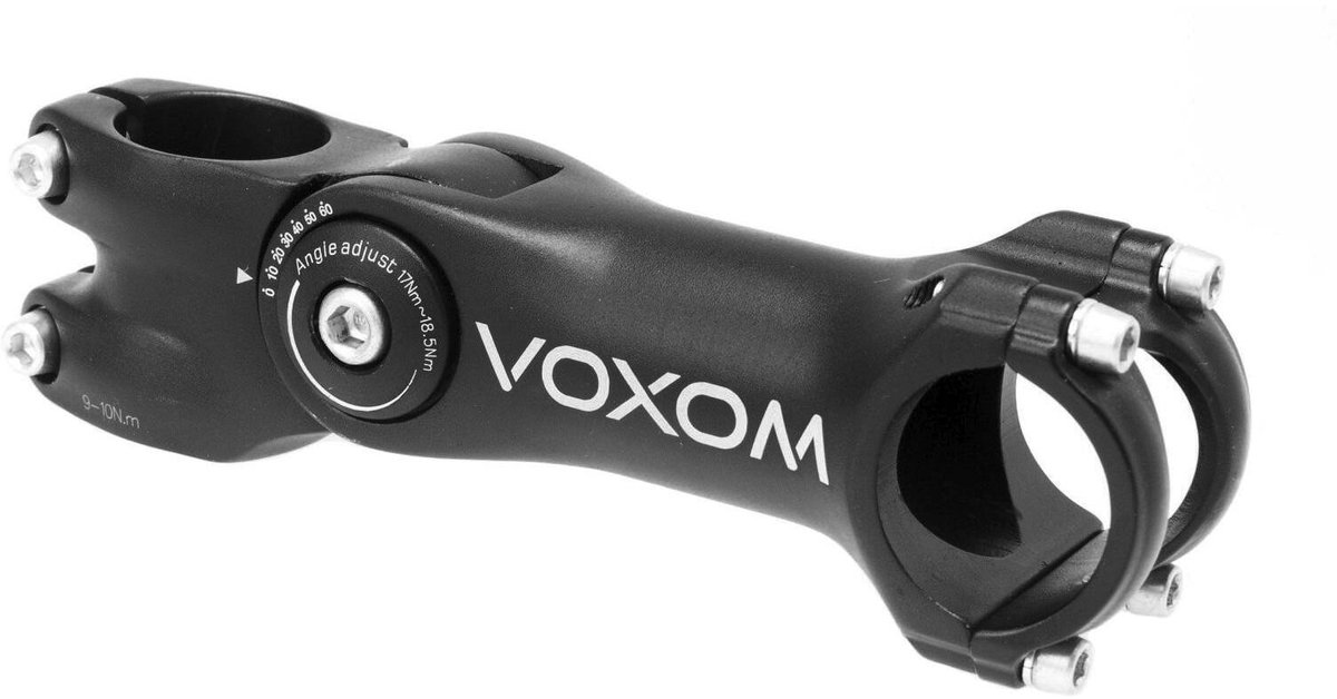 Voxom Vb1 31.8 Mm Fiets Stuurpen Zilver 125 mm / 0º/+60º