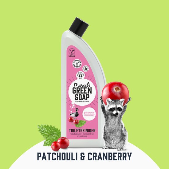 Marcel's Green Soap Toiletreiniger - Patchouli & Cranberry - 6 x 750ml