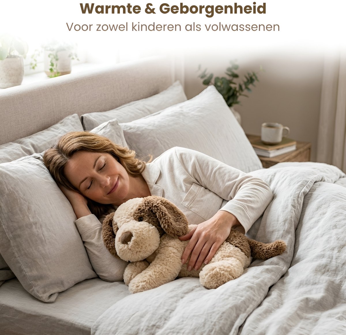 Toob & Friends Verzwaringsknuffel - 50cm - 2kg - Hond - Verzwaarde Knuffel - Weighted Stuffed Animal - Sensorisch Speelgoed — afbeelding 4