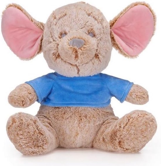 Olifant Knuffel - Pluche Dier - Kinderkamer Decoratie - Superzachte Materialen - 30 cm - Grijs van Olifant — afbeelding 2