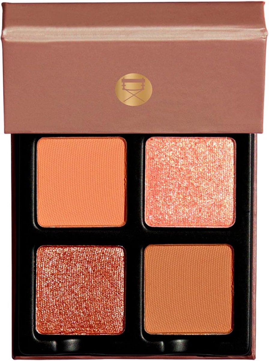 Oogschaduwpalet met 4 Luxe Kleuren voor Stijlvolle Oogmake-up