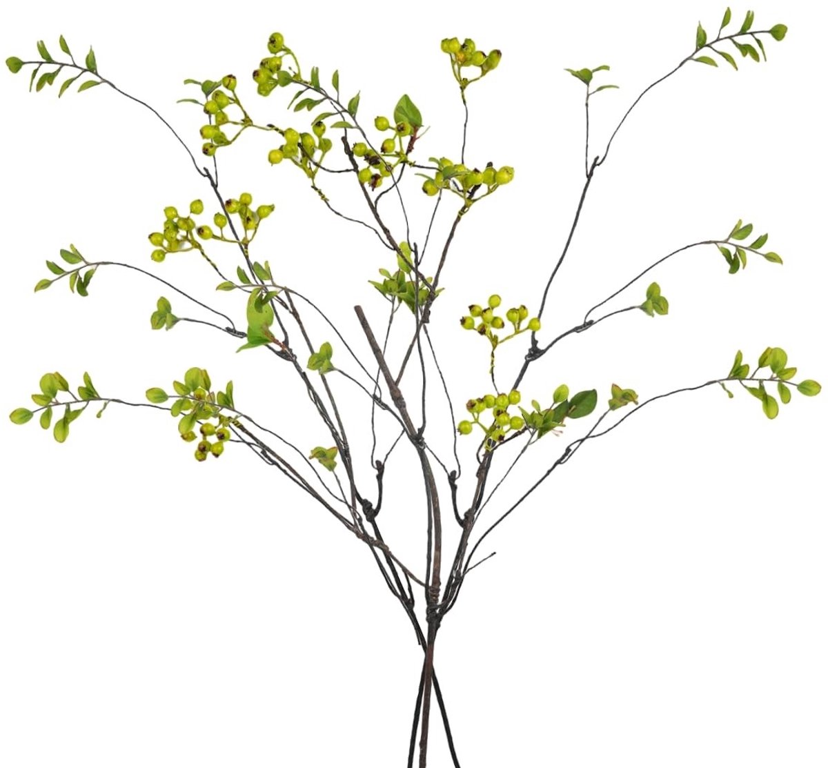 aladdien - Kunstplanten - Ficus - Decoratie - Groene kunstplanten - Eucalyptus takken - Planten voor vaas - Tafeldecoratie