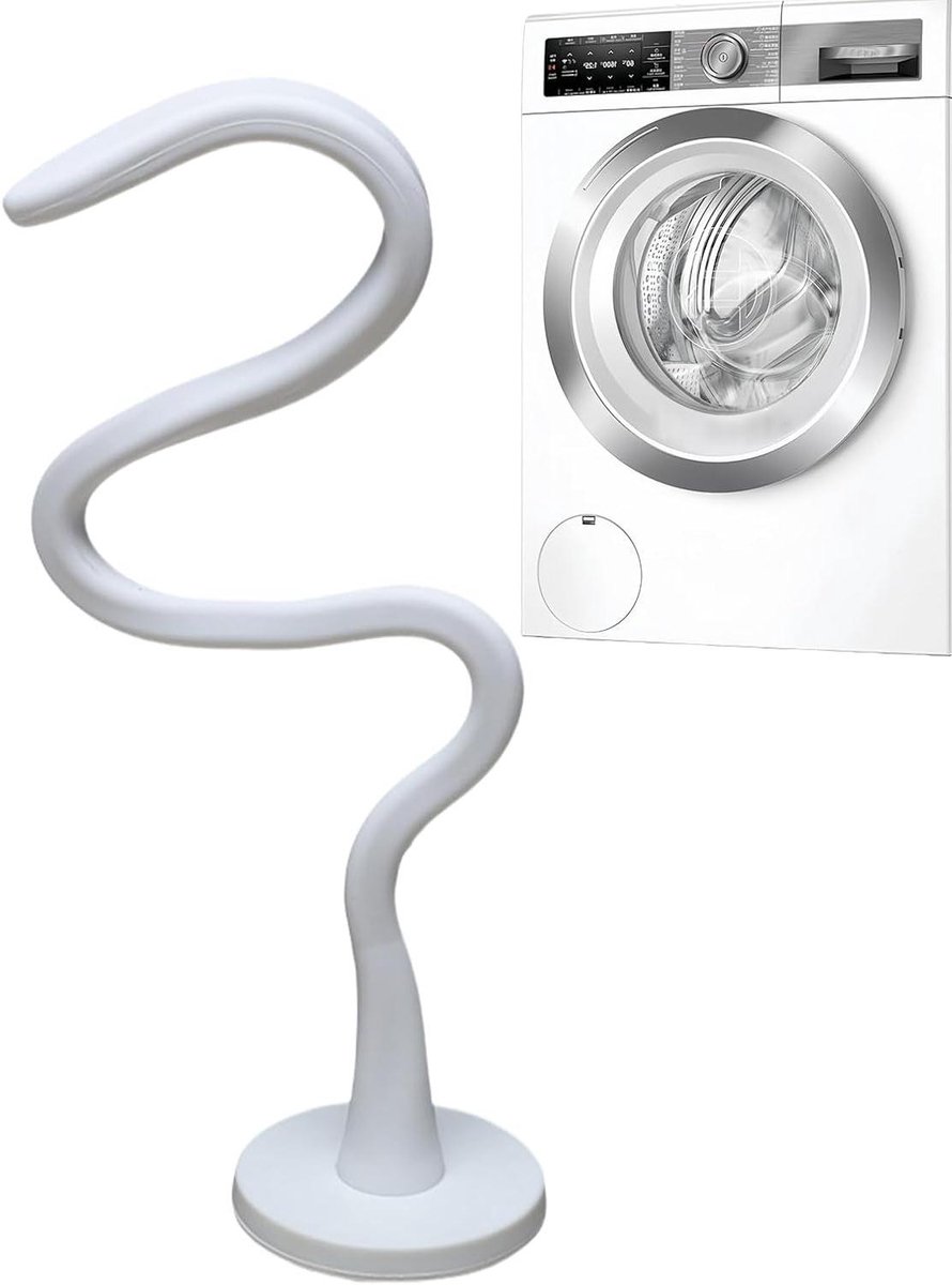 Deursteun Wasmachine - Deurhouder - Apparaatbeheer - Magnetische Bevestiging - 44 cm - Grijs