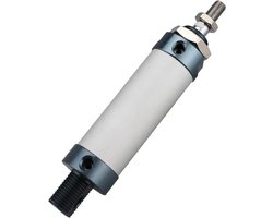 Pneumatische Cilinder - Dubbelwerkende Cilinder - Industriële Automatisering - Aluminium Legering - 25mm Boring 50mm Slag - Metaal