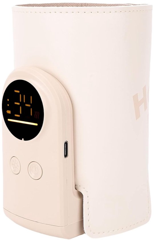 Baby Fles Warmer - Draagbare Melk - Onderweg Voeden - Lange Batterijduur - 8000mAh - Grijs — afbeelding 2