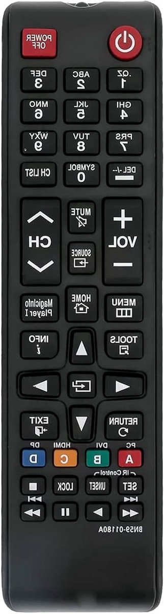 Vervangende afstandsbediening voor Samsung TV's - Geschikt voor modellen DM65D, DM75D, ED65E en meer