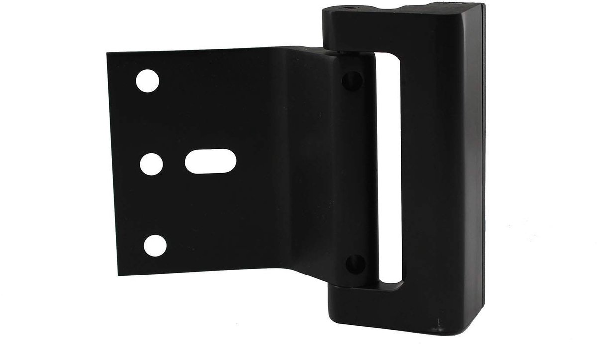 aladdien - Beveiliging Deurslot - Kindveiligheid - Aluminiumlegering - Zwart - Versterking - Veiligheidsoplossing voor thuis - Geschikt voor kindere...
