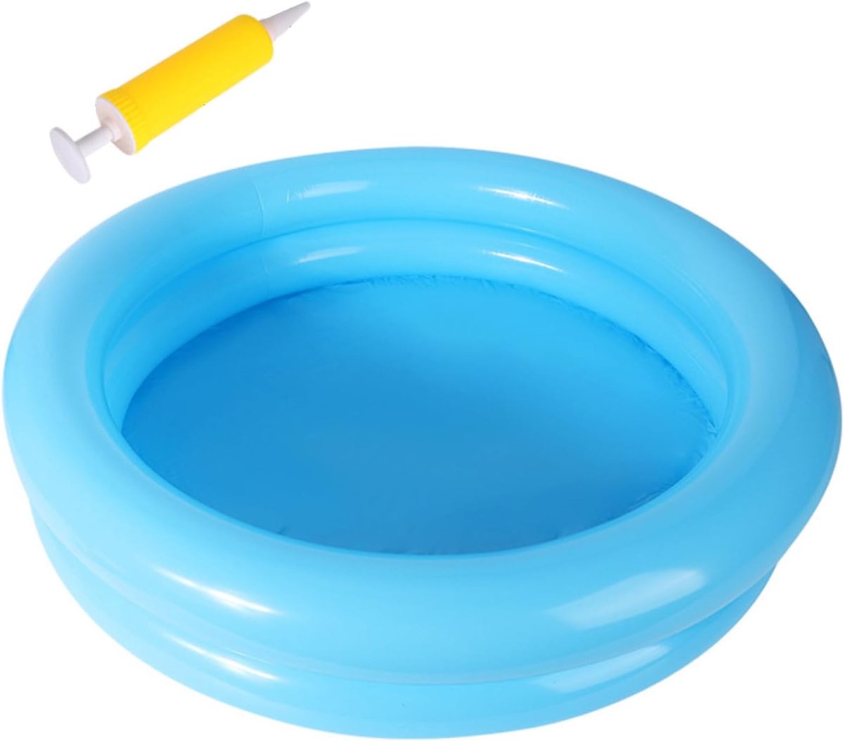 Opblaasbaar Voetenbad - Draagbaar Basin - Zwembad Reinigen - Inclusief Pomp - 23.6 Inch Diameter - Blauw