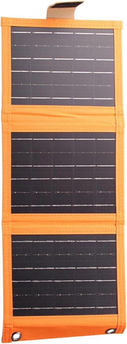 Telefoonoplader Zonnepaneel - Opvouwbaar Opladen - Outdoor Activiteiten - Snelle Energieoverdracht - 10W Vermogen - Oranje