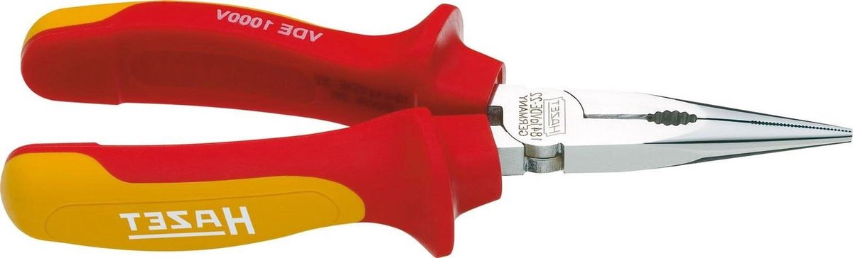 Platte tang - Ronde tang - Klussen binnenshuis - Ergonomische handgrepen - 1 stuk - Meerkleurig