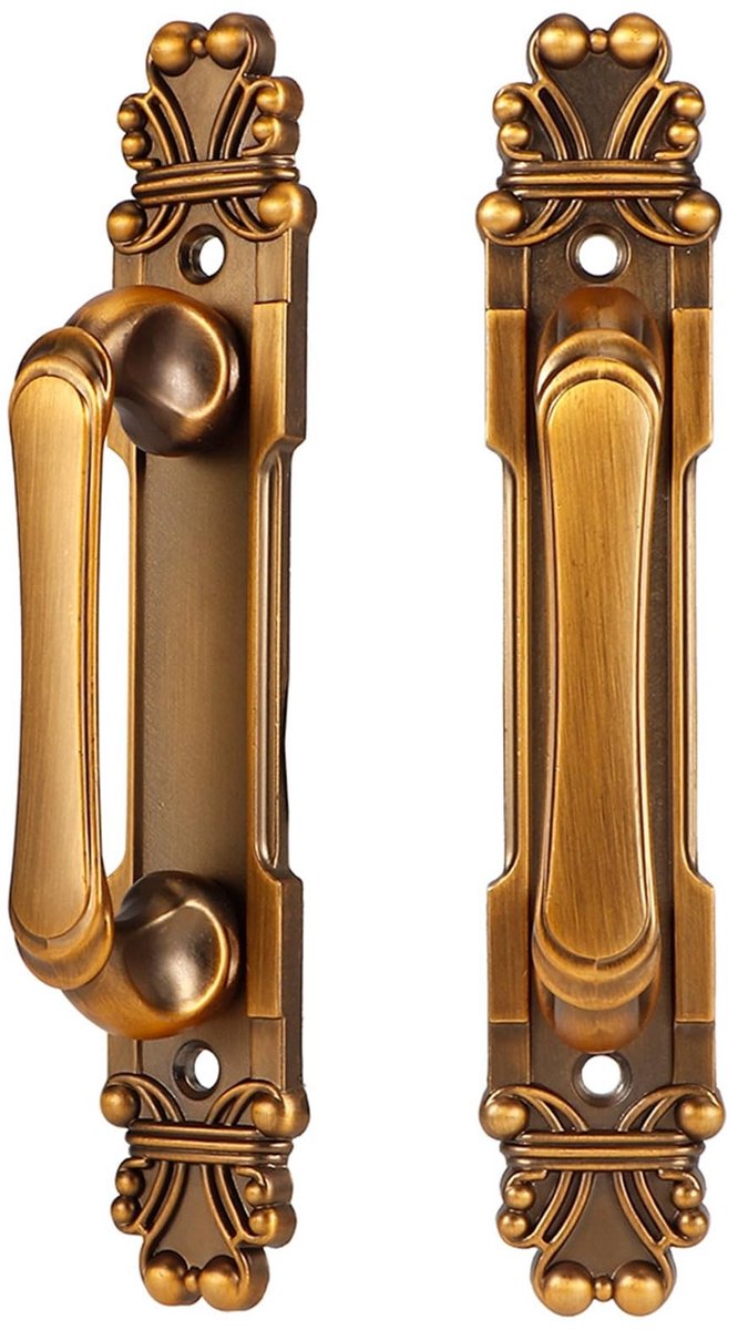 aladdien - Schuur Deur Handvat - Vintage Stijl - 6.5 Inch - Zinklegering - Duurzaam Deur Pull Handvat - Geschikt voor Schuifdeuren - Modern Design