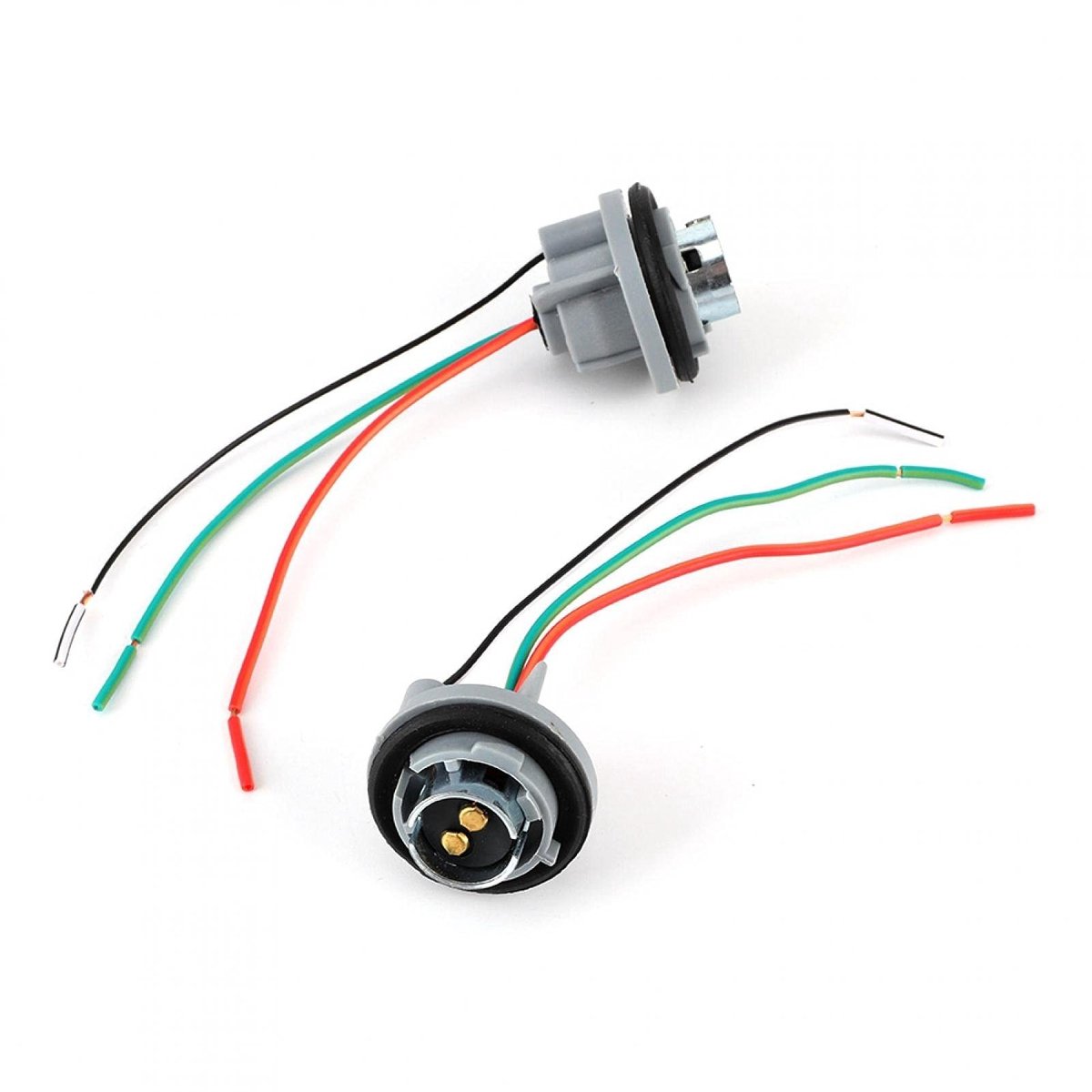 aladdien - Remlicht Socket Connector - BAY15D/1157 - Hoogwaardige kwaliteit - 12V-24V - Adapter voor Rem/Stop/Richtingaanwijzer - Geschikt voor voer..