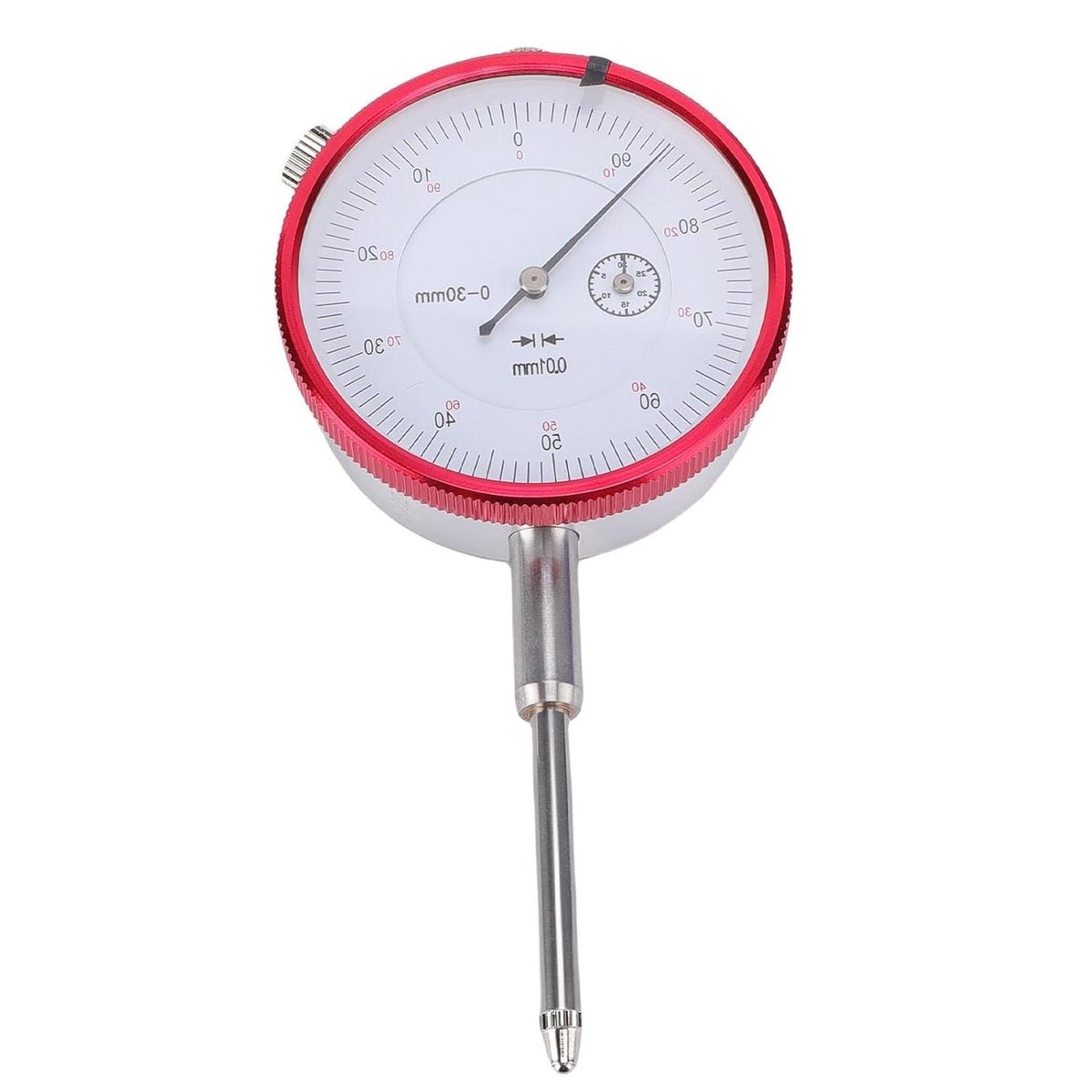 Precisie Meetklok - Meetinstrument Indicator - Nauwkeurig Meten - Roestvrij Staal - 30 Mm Bereik - Zilverkleurig