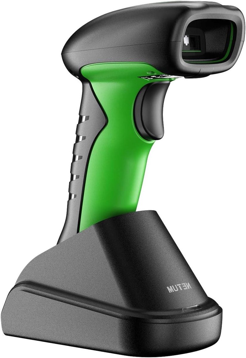 Barcode Scanner - Streepjescode Lezer - Snel Scannen - 2D Beeldscanner - 22 x 15 x 8 cm - Zwart