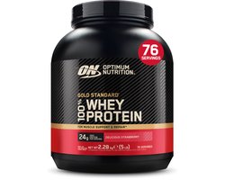 Optimum Nutrition Optimum Nutrition Gold Standard 100% Whey Protein - Delicious Strawberry - Proteine Poeder - Eiwitshake - 2270 gram (71 servings)