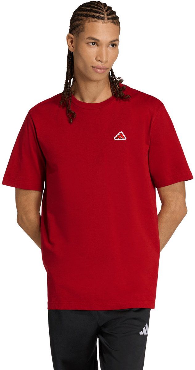 adidas T-shirt Heren Color Icon Graphic 2XL Rood