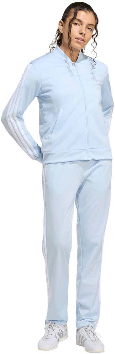adidas Trainingspak Dames Dayready Tracksuit 2XS Blauw