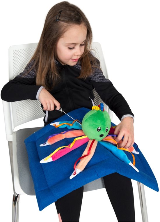 Stimove sensorisch speelgoed Octo Pad verzwaard en trillend blauw. — afbeelding 2