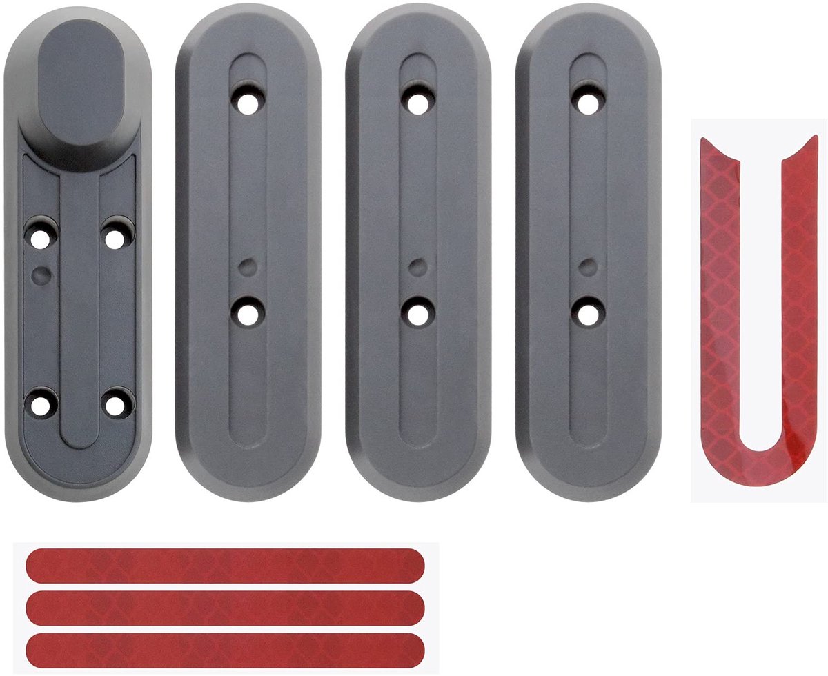 aladdien - Elektrische Scooter Wielnaaf Cap - Beschermende Covers - Zwart - Vervangingsdeel - Geschikt voor Xiaomi M365 - 4 stuks