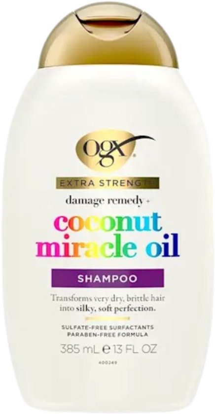 Herstellende Shampoo OGX Coconut MIracle Oil Beschadigd Haar (385 ml)