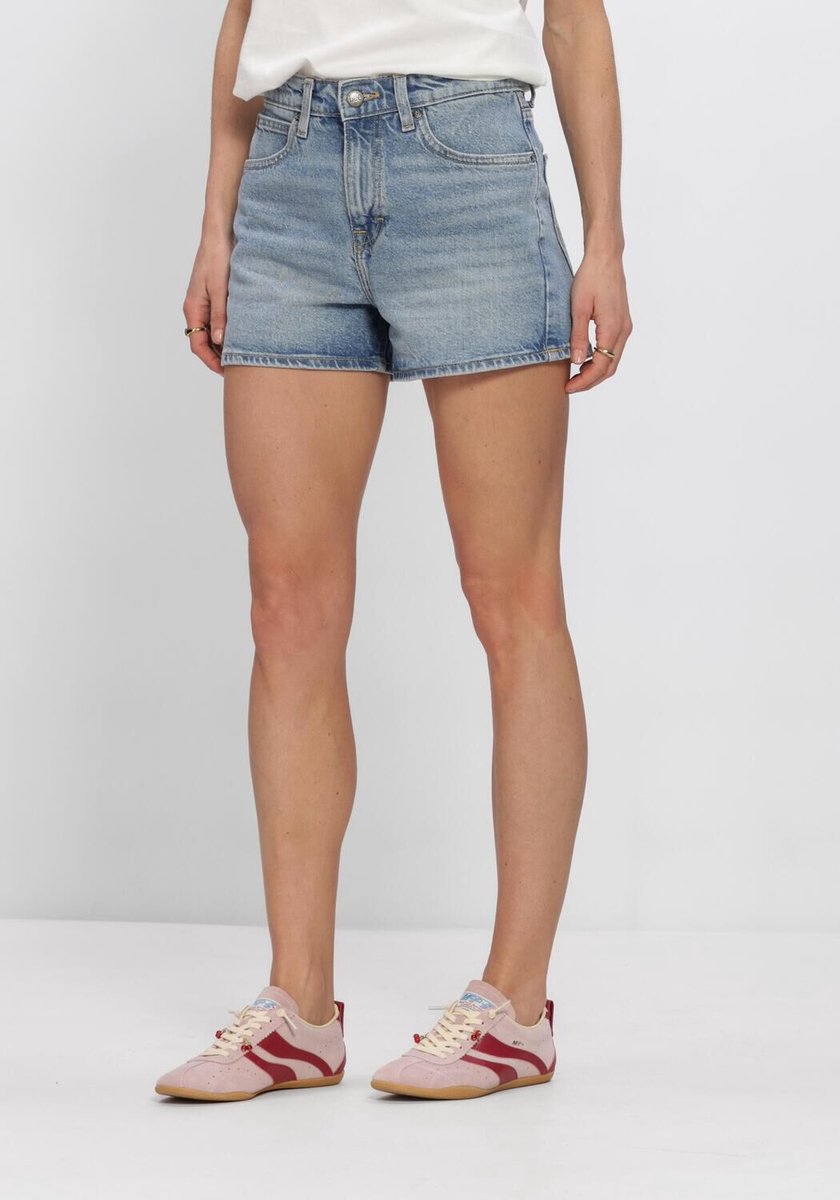 Lee Carol Short 112376611 Jeans Dames Broek Lichtblauw