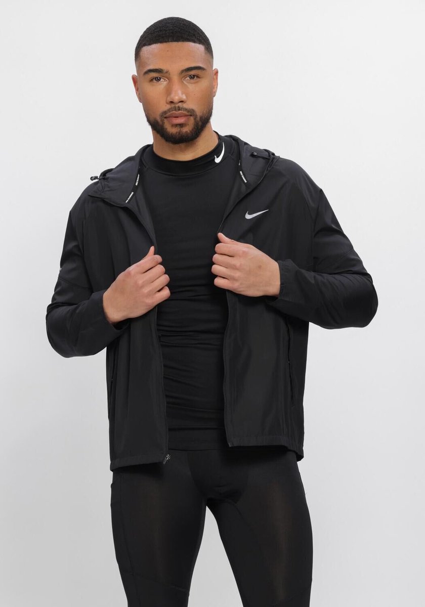 Nike Nike Miller Truien & Vesten Heren Sweater Hoodie Vest Zwart