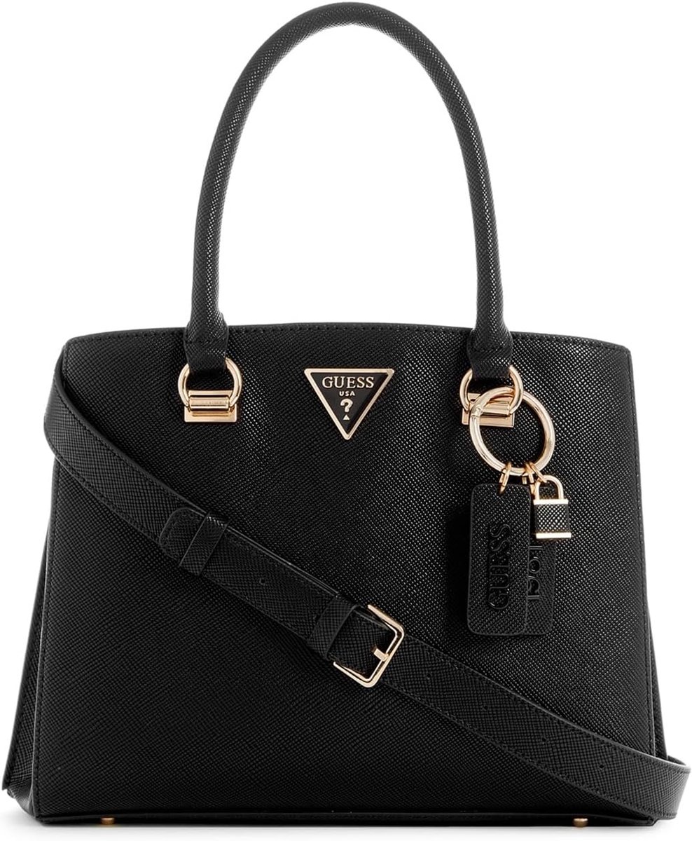 Handtas Vrouwen - Schoudertas - Dagelijks Gebruik - Logo Detail - 33.66 cm - Zwart