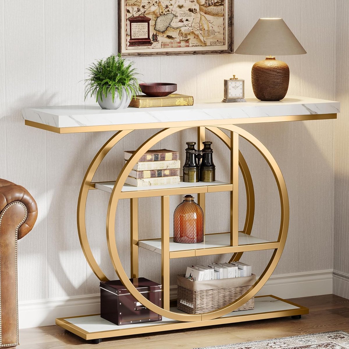 Luxe Tafel – Wit – 105 cm – Industrohome