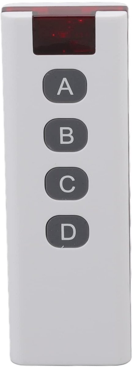 aladdien - Universele Digitale Afstandsbediening - Draadloos 1000 M - Voor Elektrische Deuren - 4 Sleutels - Leren Code 2262 - Geschikt voor Thuisge..