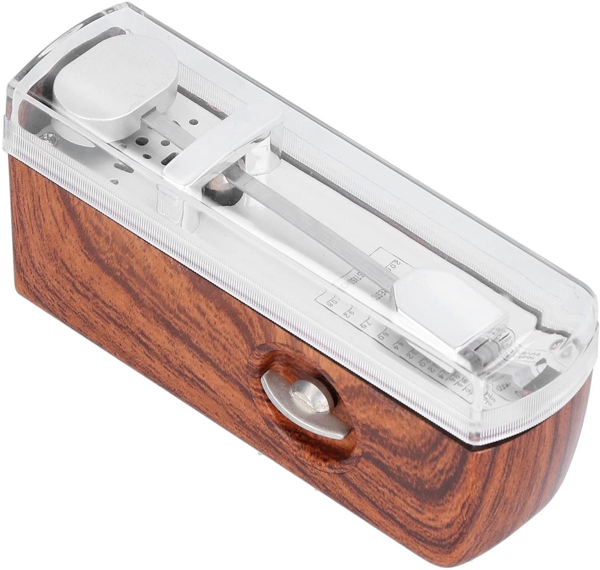 aladdien - Mechanische Metronoom - Houten Kleur - Voor Piano Ukulele Gitaar Viool - Nauwkeurig - Muziek Accessoire - Geschikt voor muzikanten - Houten