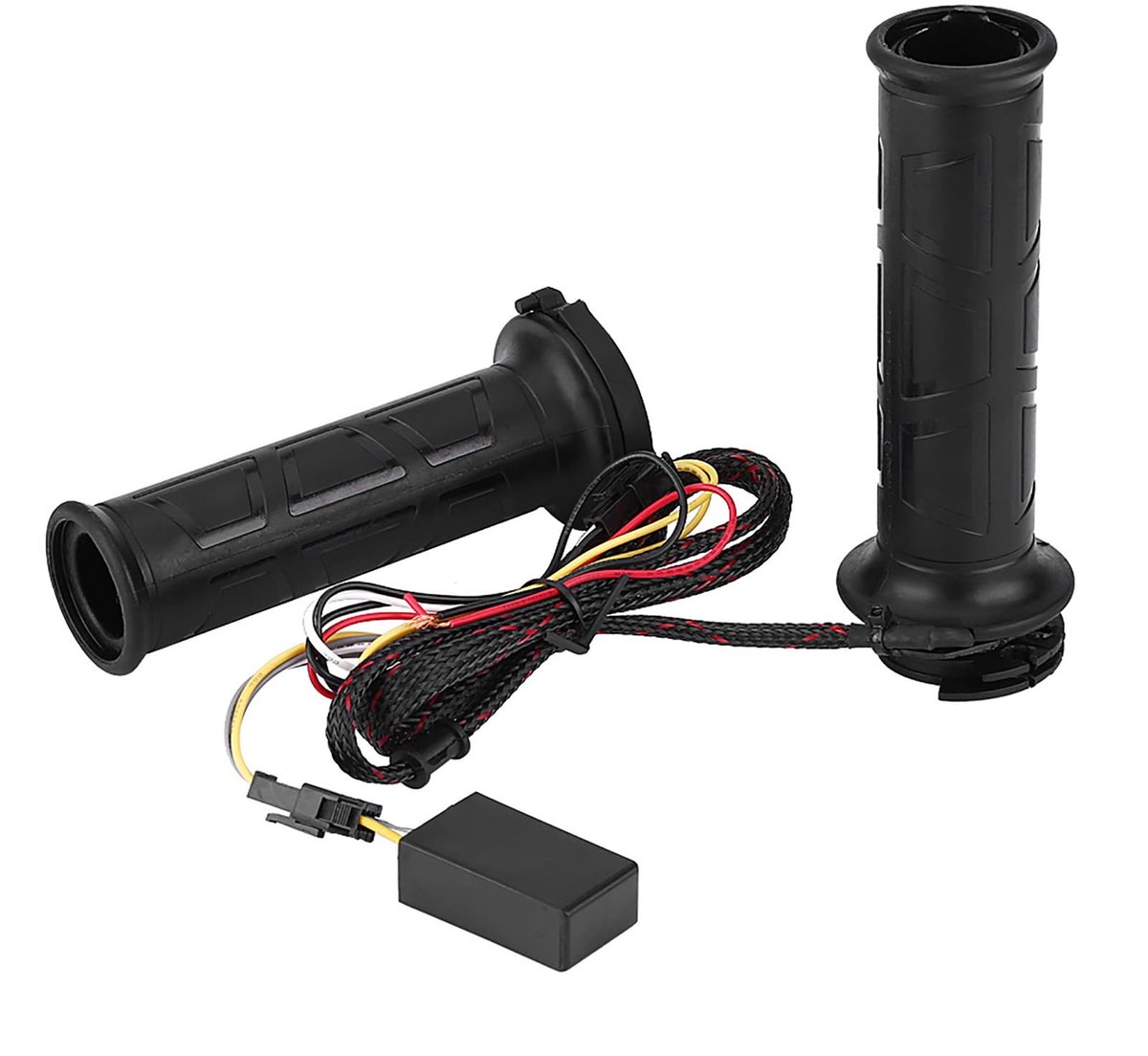 ONF3 - Verwarmde Motorhandvatten - Elektrische Handvatten - Geschikt voor Motorrijden en Fietsen - 22mm - Verbeterde Grip - Voor Koude Weersomst...