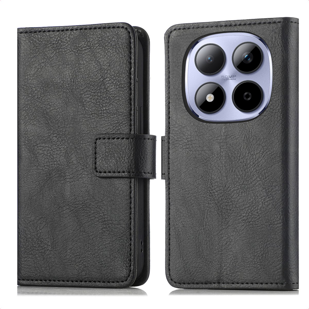 imoshion Hoesje - Geschikt voor Xiaomi Redmi Note 15 Pro (4G) - Luxe Bookcase - Zwart