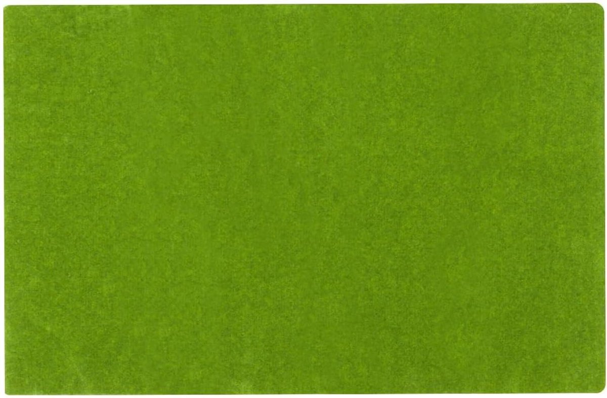 Kunstgras Mat - Miniatuur Gazon - Modelbouw Scènes - Hittebestendig - 33x100cm - Groen