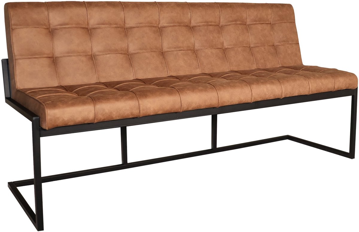 Eetkamerbank 180cm Vito bruin microvezel eetbank