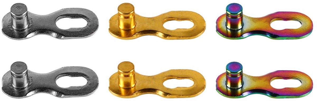 aladdien - Fietskettingschakels - 12-speed connector - Eenvoudig te installeren - Stalen constructie - Duurzaam en corrosiebestendig - Geschikt voor...
