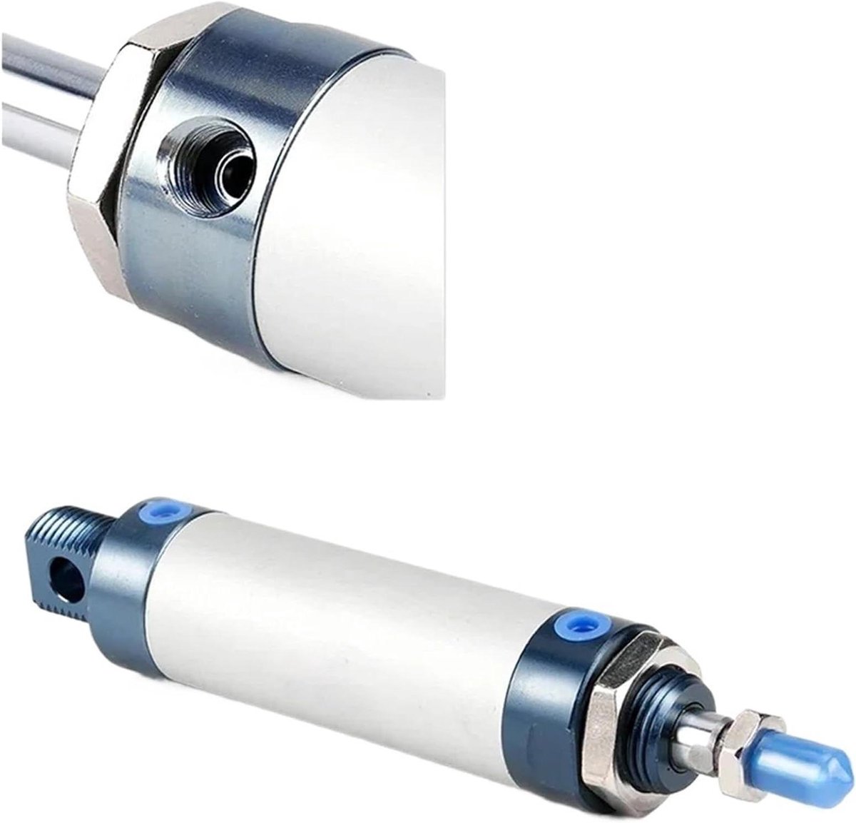 Perslucht Cilinder Dubbele Actie Industriële Automatisering Aluminiumlegering 40mm Boring 150mm Slag Metaal