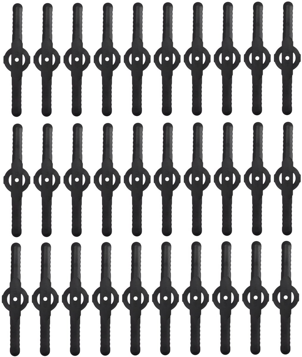 ONF3 - Handheld String Trimmer Head Blades - 30 Stuks - Vervanging voor Draadloze Grasmaaier - Kunststof - Ideaal voor Tuinonderhoud - Snelle Gr...