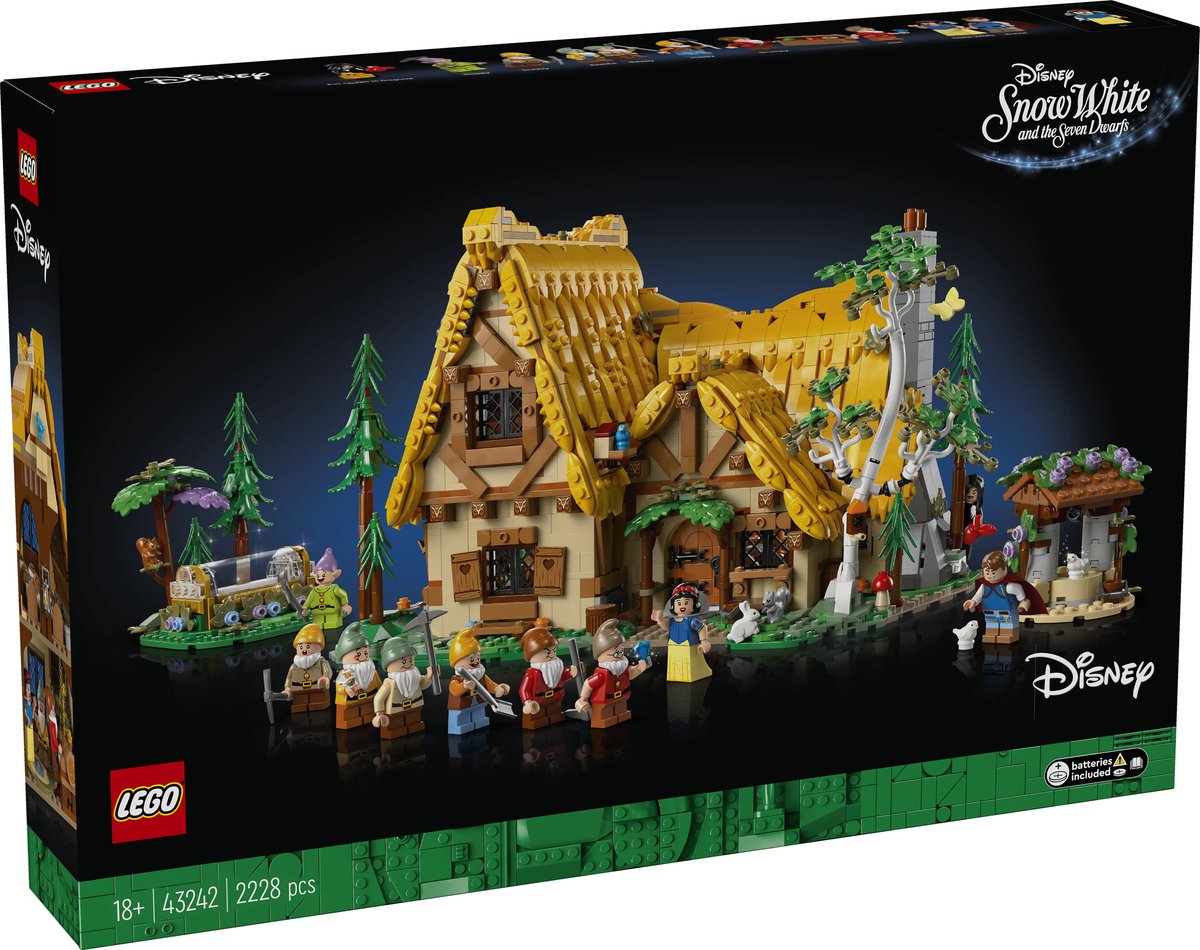 LEGO Disney Huisje van Sneeuwwitje en de zeven dwergen - 43242 — afbeelding 12