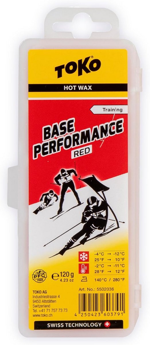 Universele Rode Basiswax voor Ski's en Snowboards