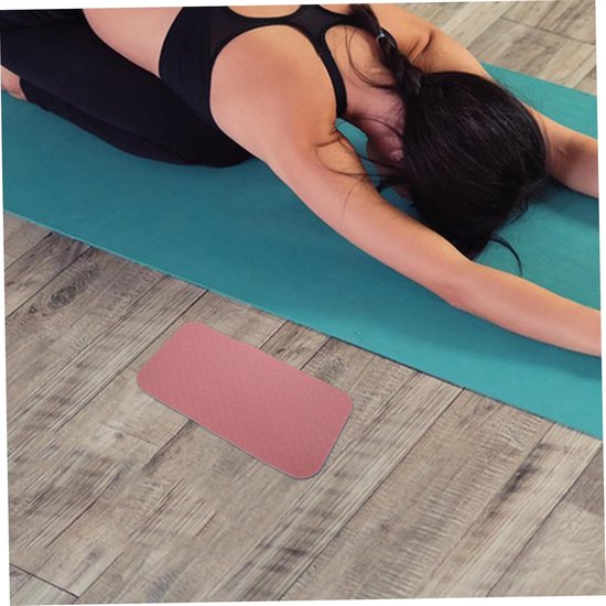 Dikke Kniekussen - Yoga Mat - Fitness Oefeningen - Antislip Oppervlak - 34 x 17 cm - Multi — afbeelding 4