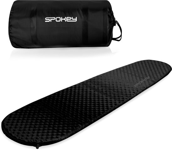 Spokey RAMBLER Slaapmat - Zwart - 180 x 50 cm x 3 cm - Zelf-opblazend - R-Value 3.6 van Spokey — afbeelding 5