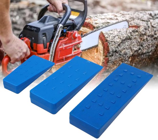 Velwiggen - Boomwiggen Houtwiggen - Veilig Bomen Vellen - Antislip Gekartelde Rand - 55 8 10 Inch - Oranje — afbeelding 4