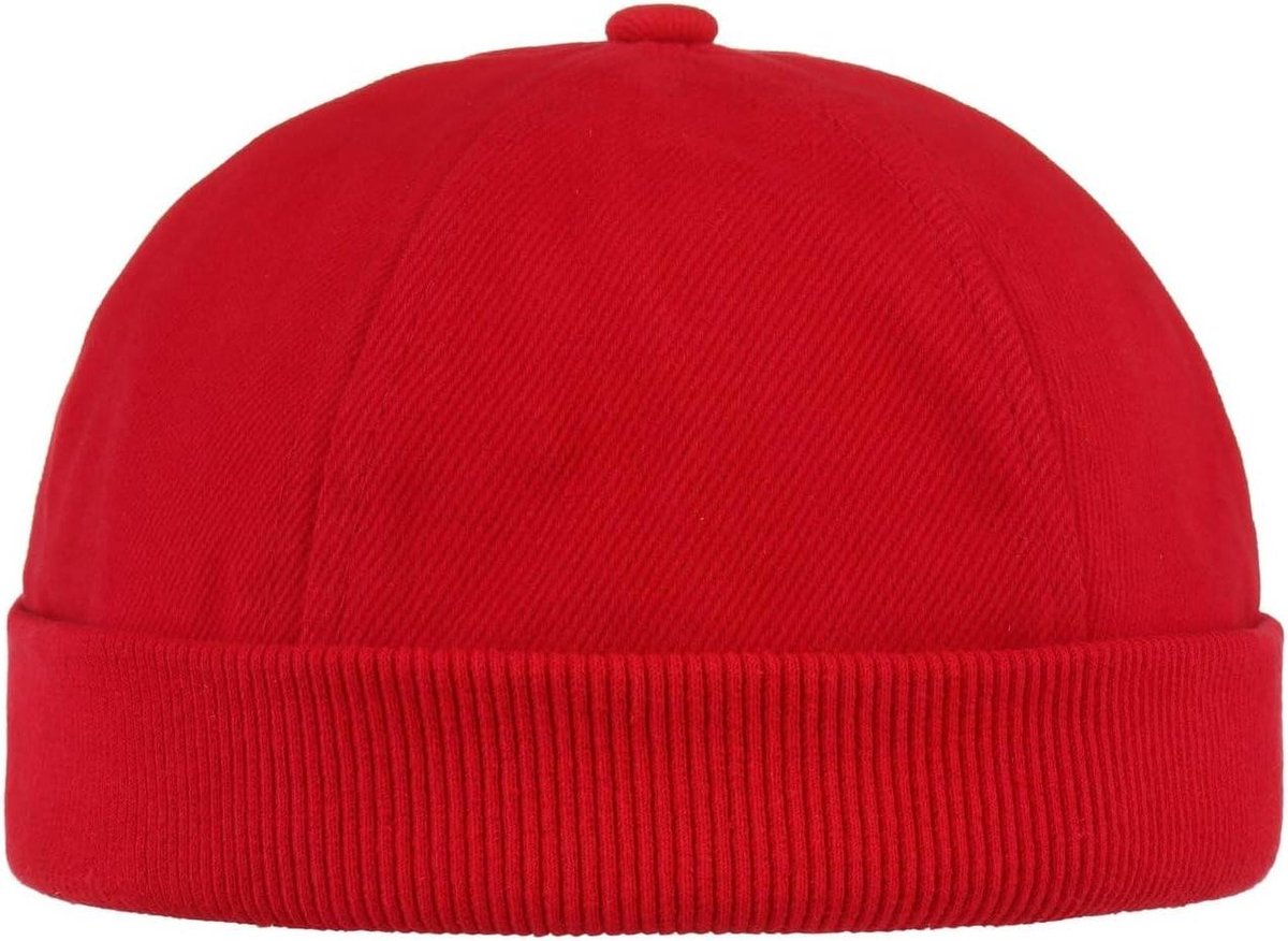 Docker Cap - Werkpet - Casual Dragen - Comfortabele Pasvorm - One Size - Rood