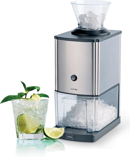 IJs Crusher - IJsmachine - Cocktails Maken - Roestvrij Staal - 3 Liter Inhoud - Zilver — afbeelding 2