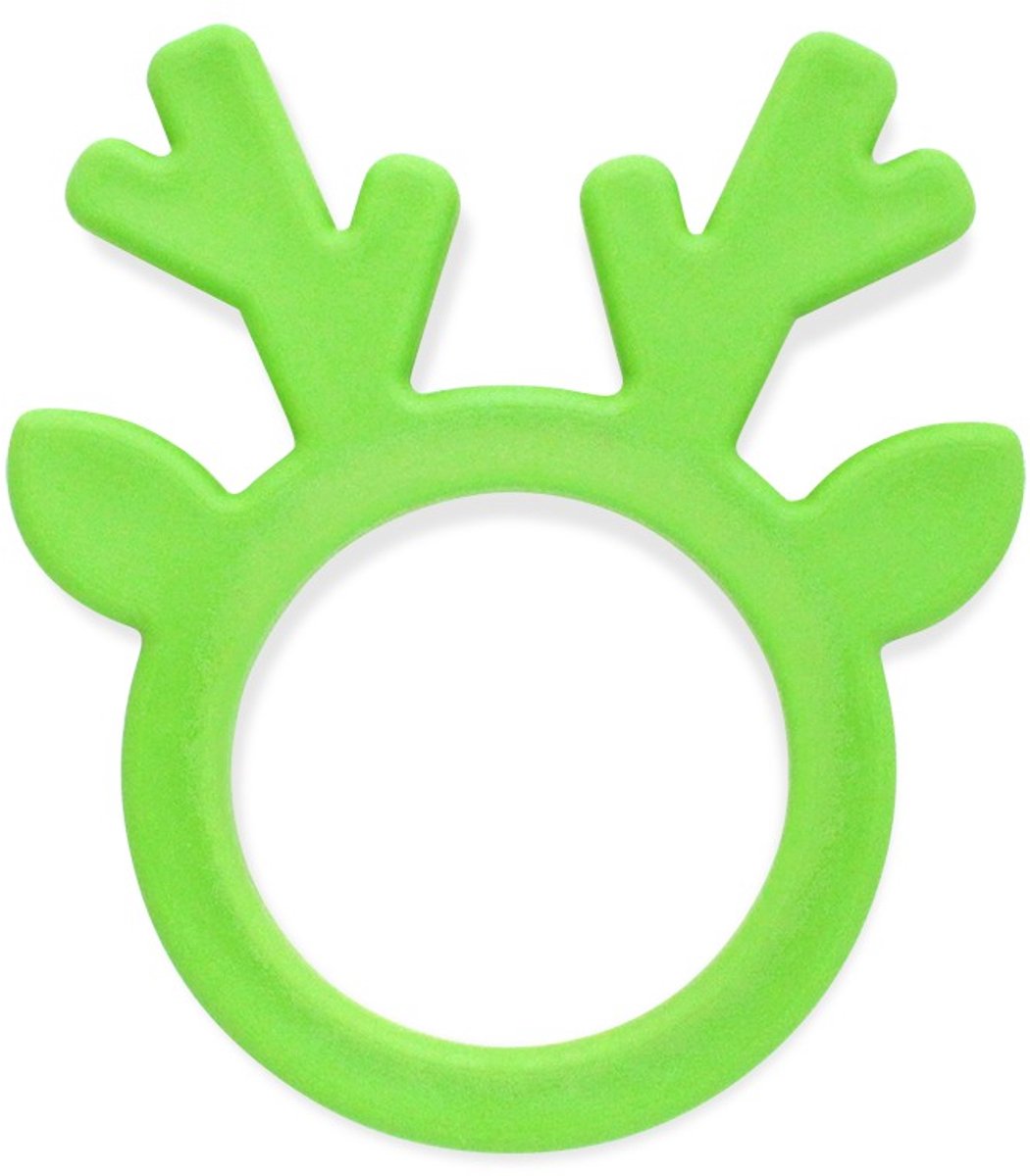 ARK Therapeutic kauwspeeltje rendier lime groen sensorisch speelgoed.